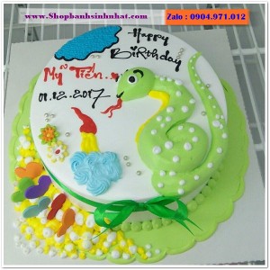 Bánh Sinh Nhật Con Rắn Tuổi Tỵ - R15